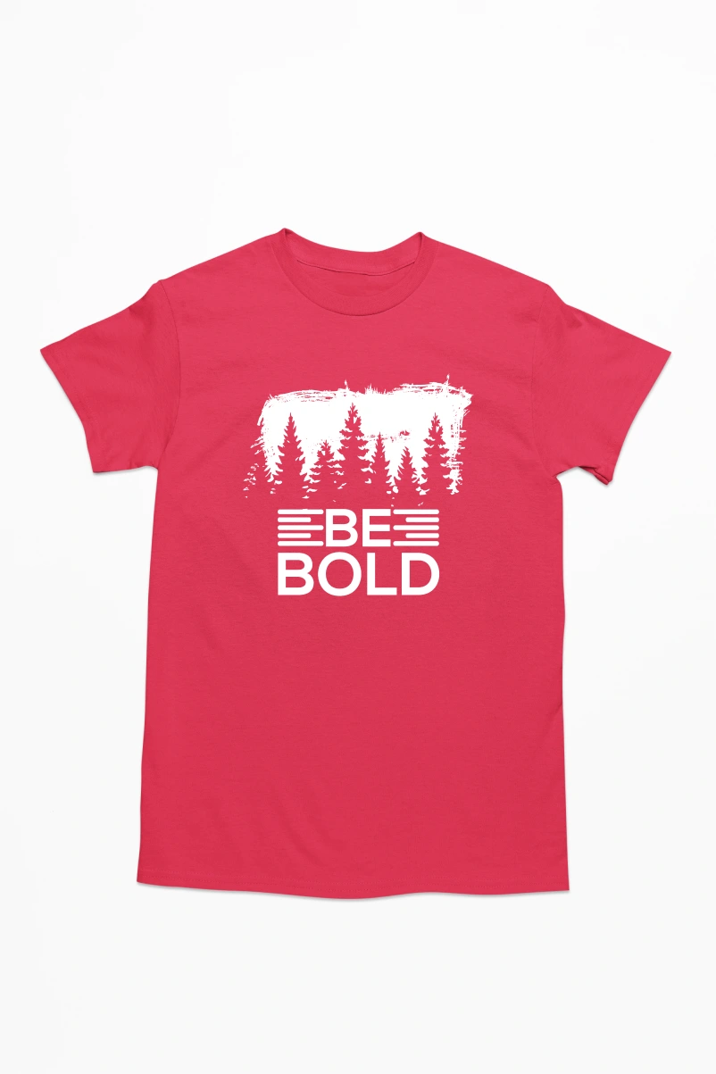 Be Bold Men's Tshirt (Red, S)