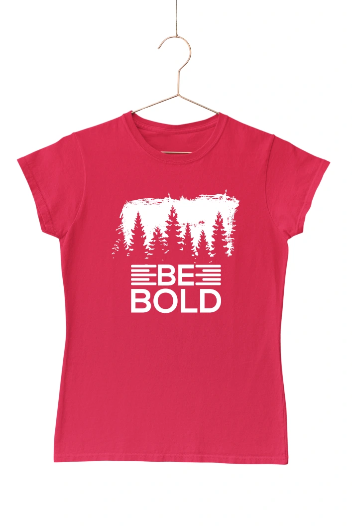 Be Bold Women's Tshirt (Red, S)