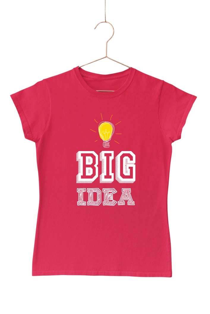 Big Idea Women's Tshirt (Red, S)