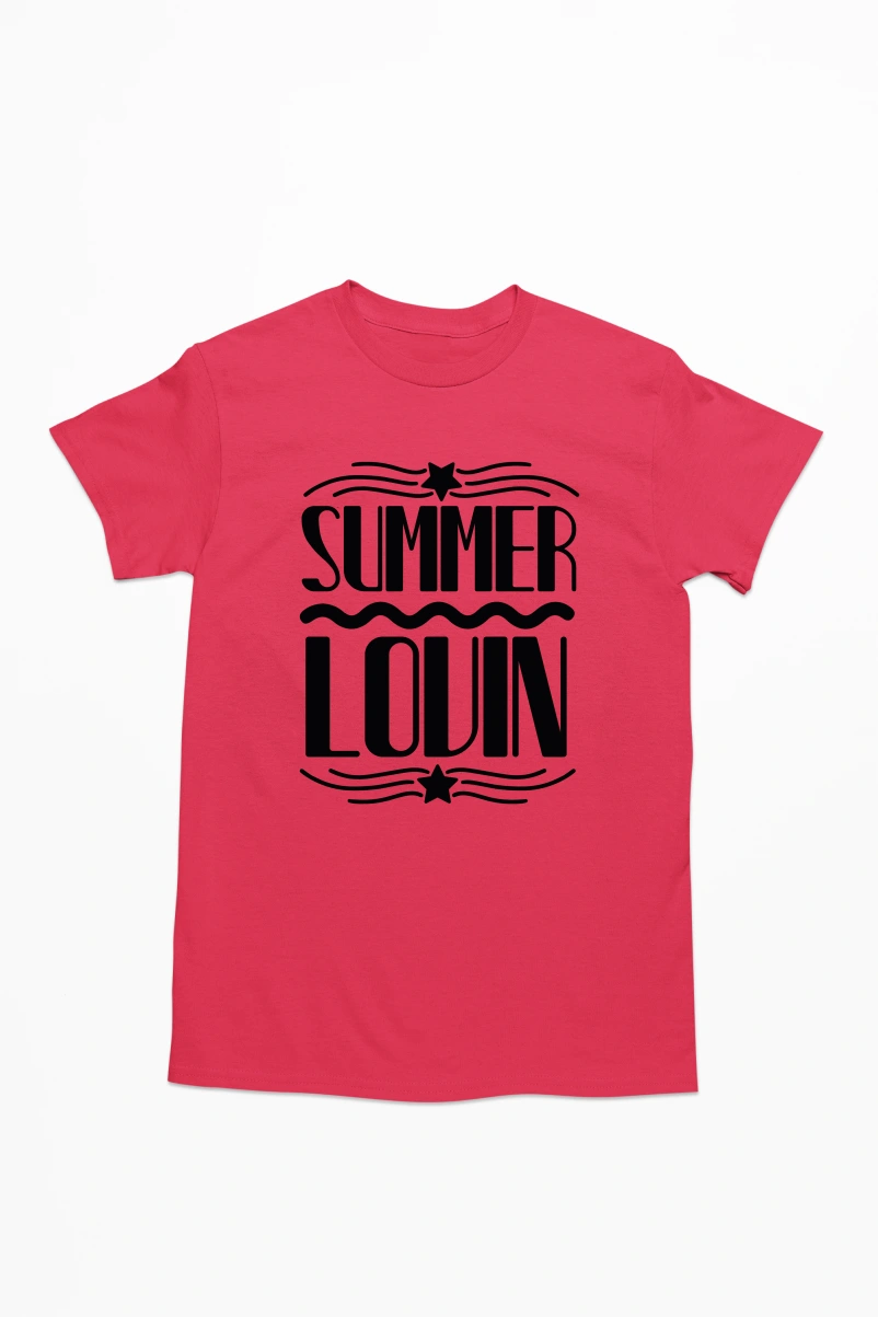 Summer Lovin Ver.2 Men's Tshirt (Red, S)