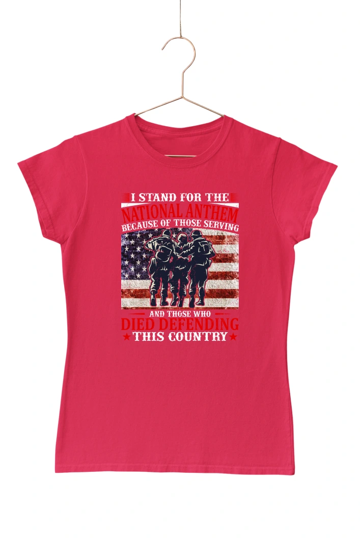 I Stand for the National Anthem Women's Tshirt
