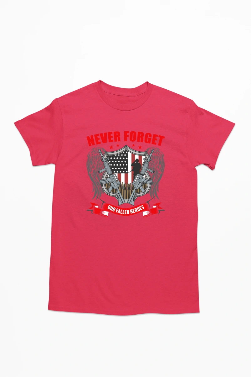 Never Forget Our Fallen Heroes Men's Tshirt