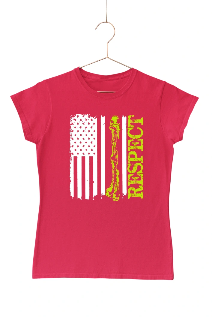Respect Women's Tshirt (Red, S)