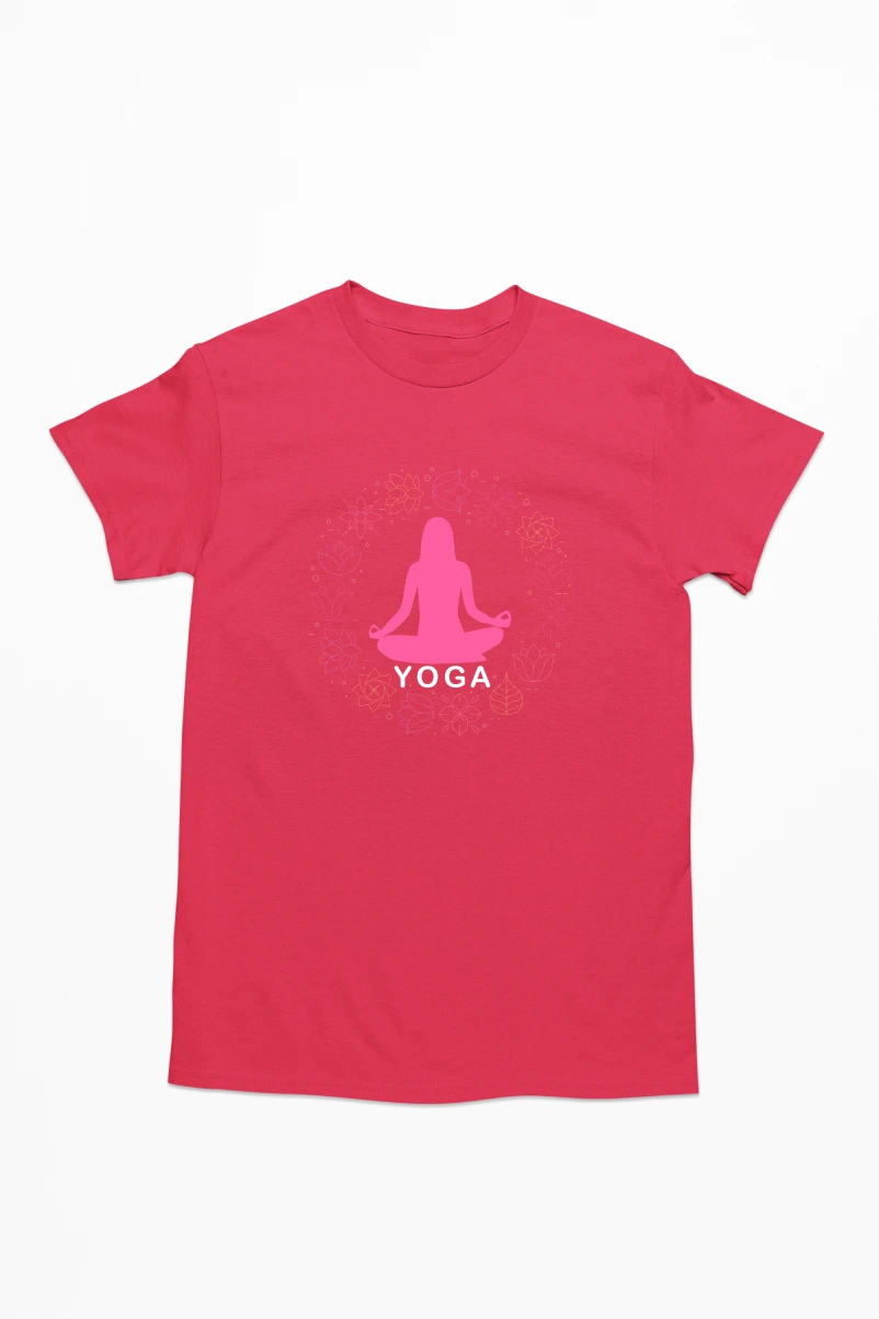 Yoga Ver.2 Men's Tshirt (Red, S)