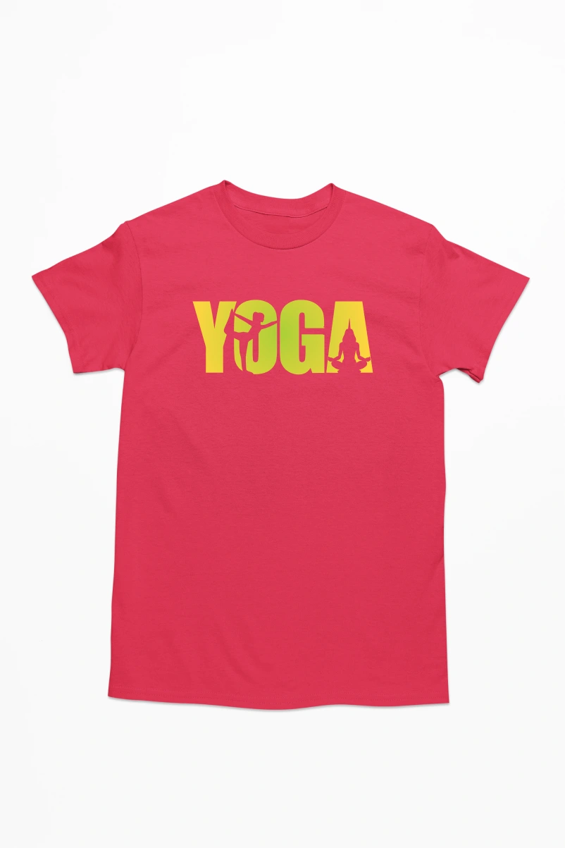 Yoga Ver.3 Men's Tshirt (Red, S)