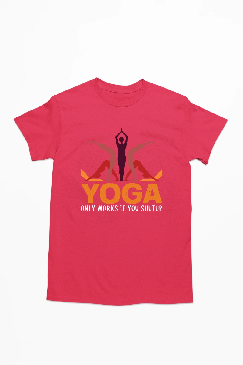 Yoga Ver.4 Men's Tshirt (Red, S)