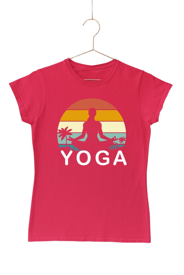 Yoga Women's Tshirt (Red, S)