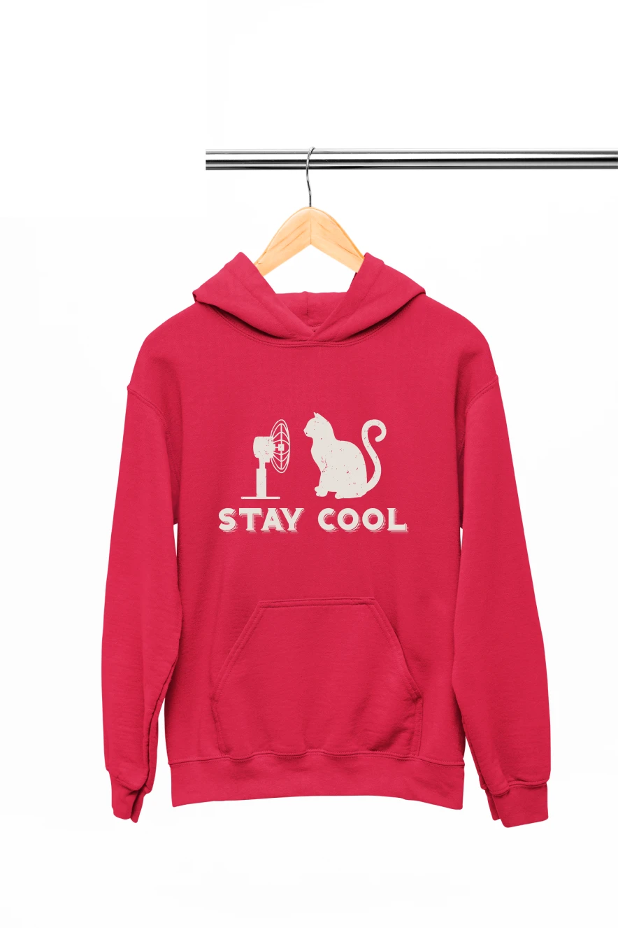 Stay Cool Hoodie (Red, S)