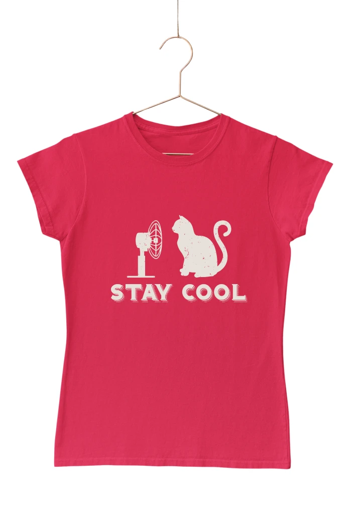 Stay Cool Women's Tshirt (Red, S)