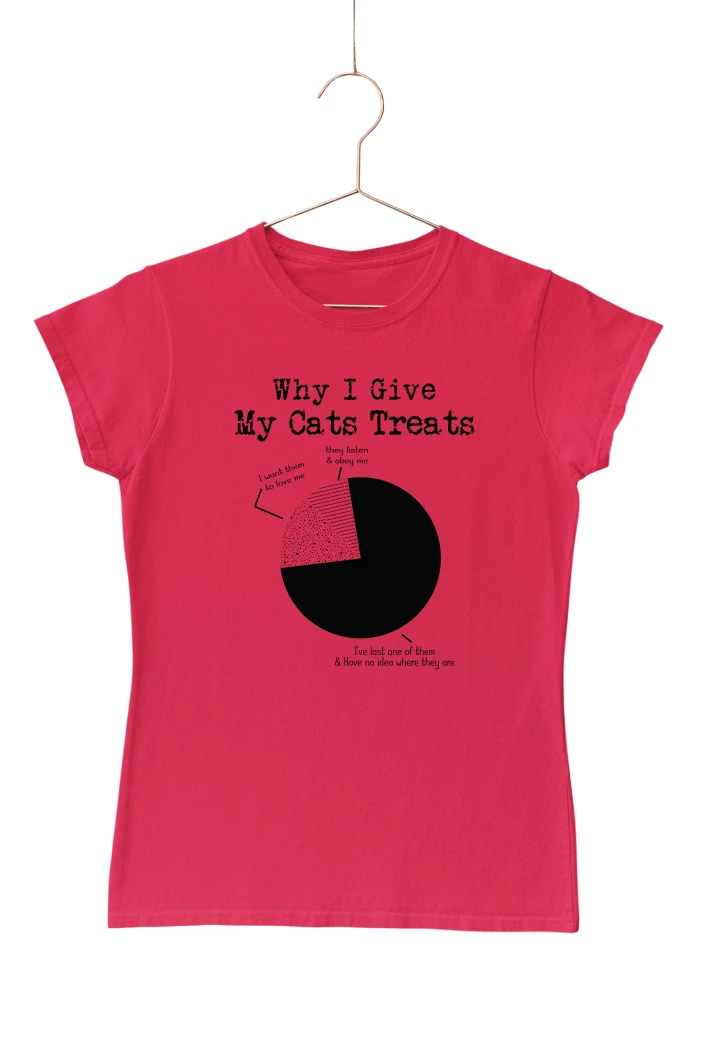 Why I Give My Cats Treats Women's Tshirt