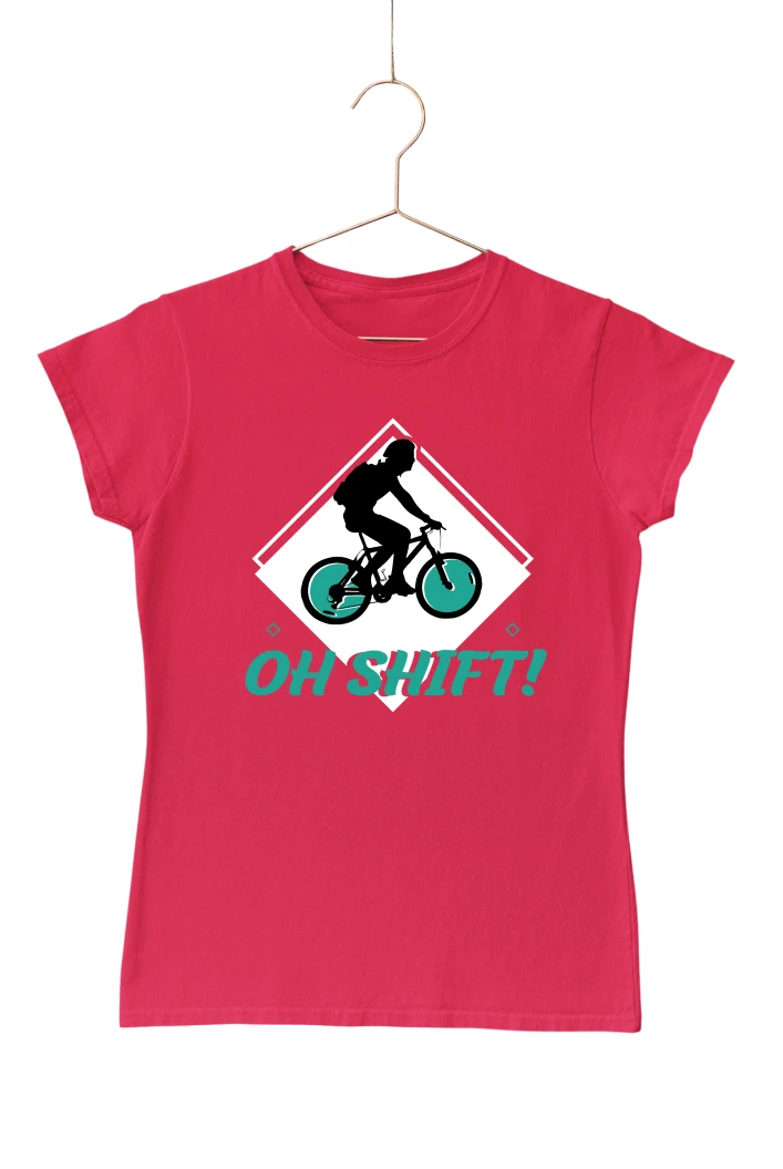 Oh Shift! Women's Tshirt (Red, S)