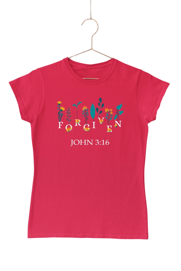 Forgiven Women's Tshirt (Red, S)