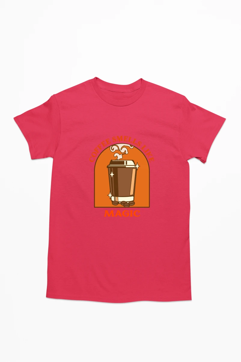 Coffee Smells Like Magic Men's Tshirt