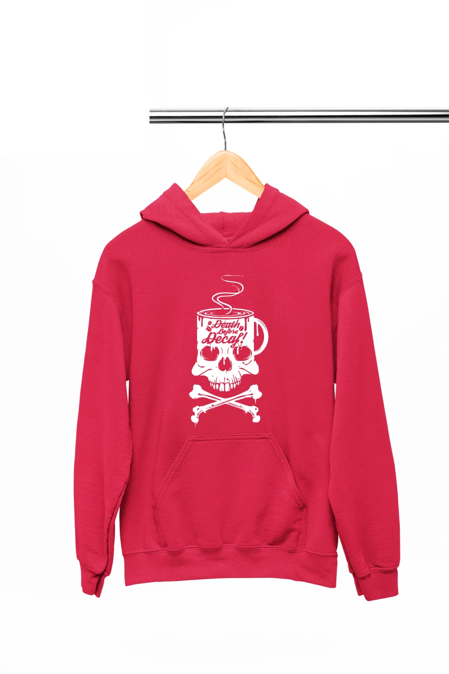 Death Before Decaf Hoodie