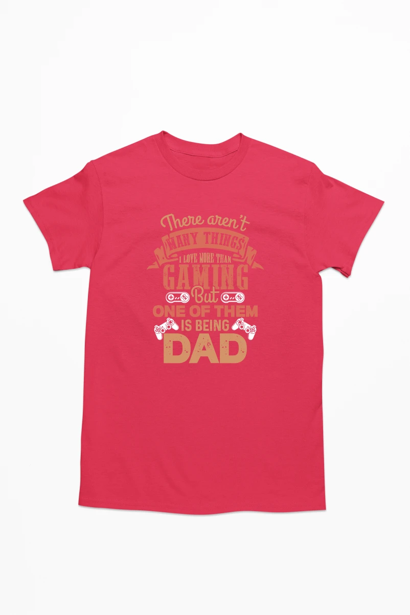 There Aren't Many Things I Love More Than Gaming Men's Tshirt (Red, S)