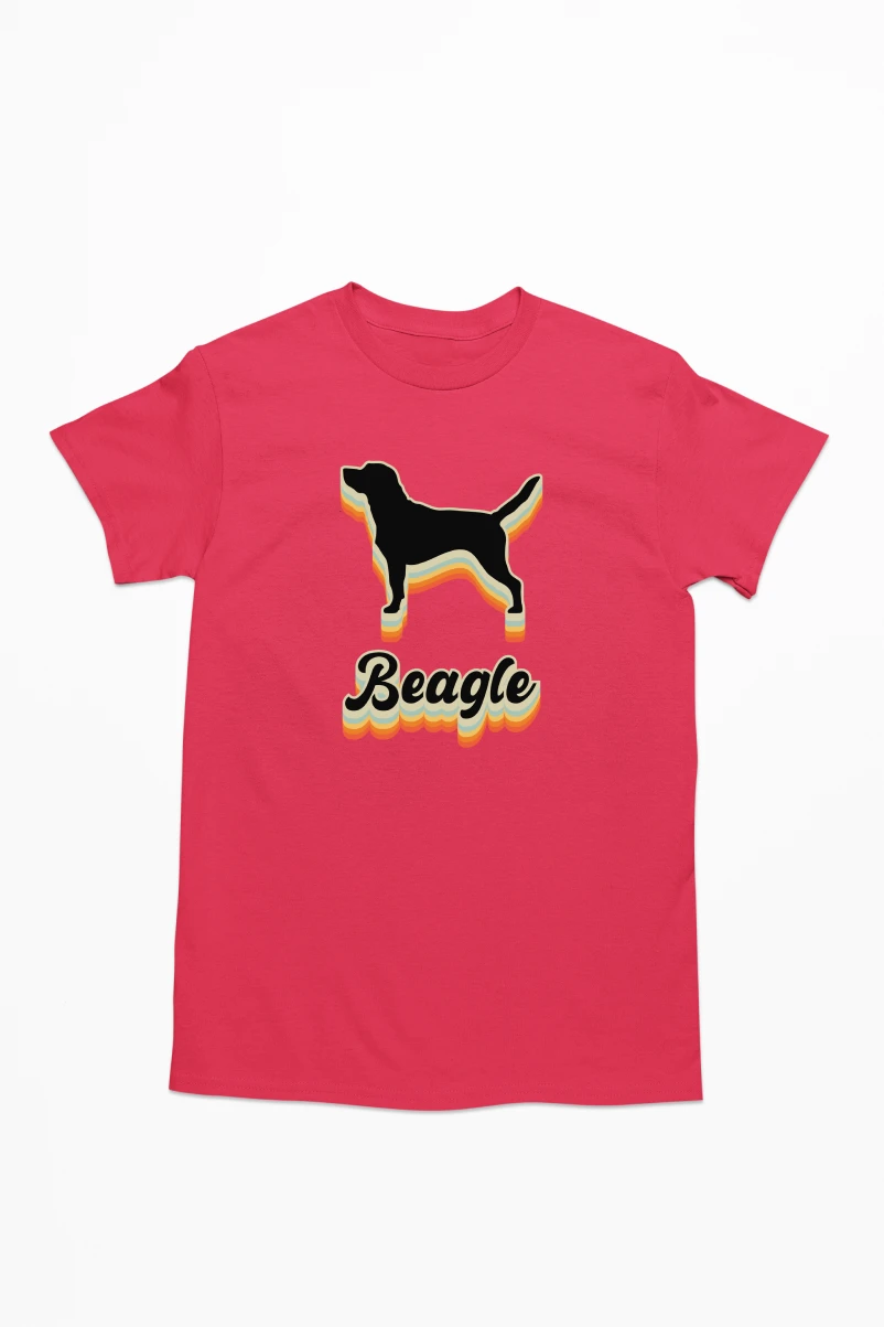 Beagle Men's Tshirt (Red, S)