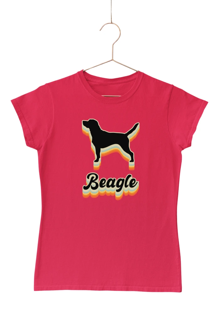 Beagle Women's Tshirt (Red, S)