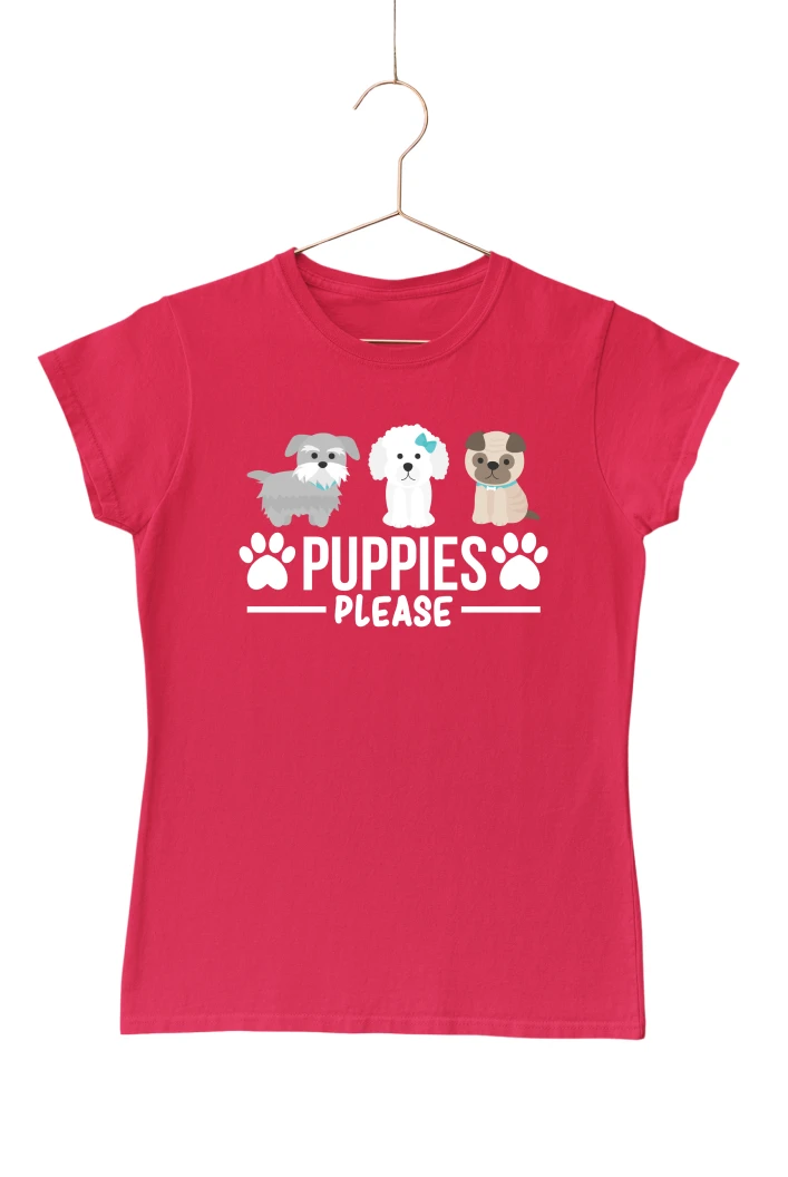 Puppies Please Women's Tshirt