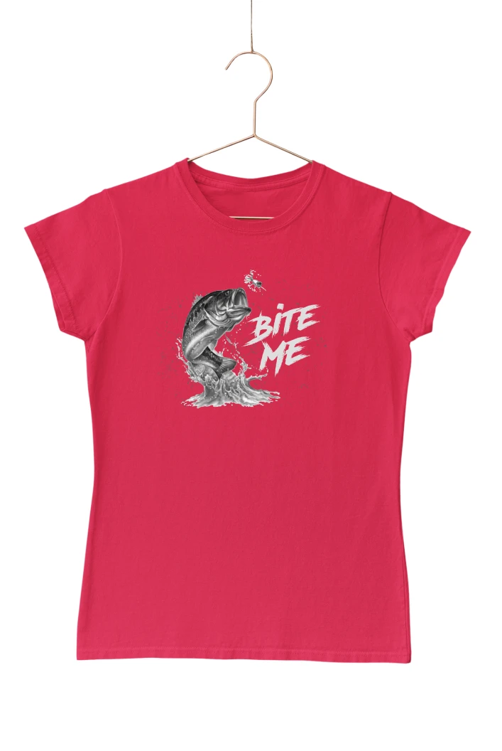 Bite Me Women's Tshirt (Red, S)