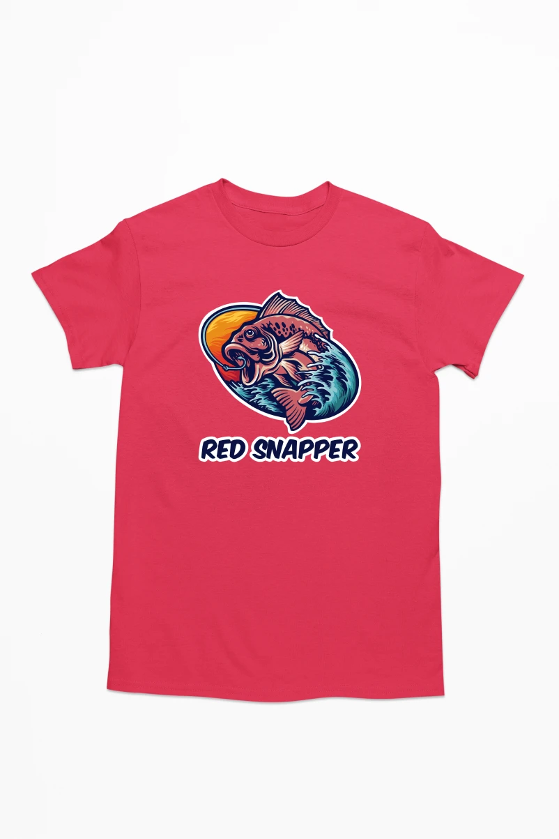 Red Snapper Men's Tshirt (Red, S)