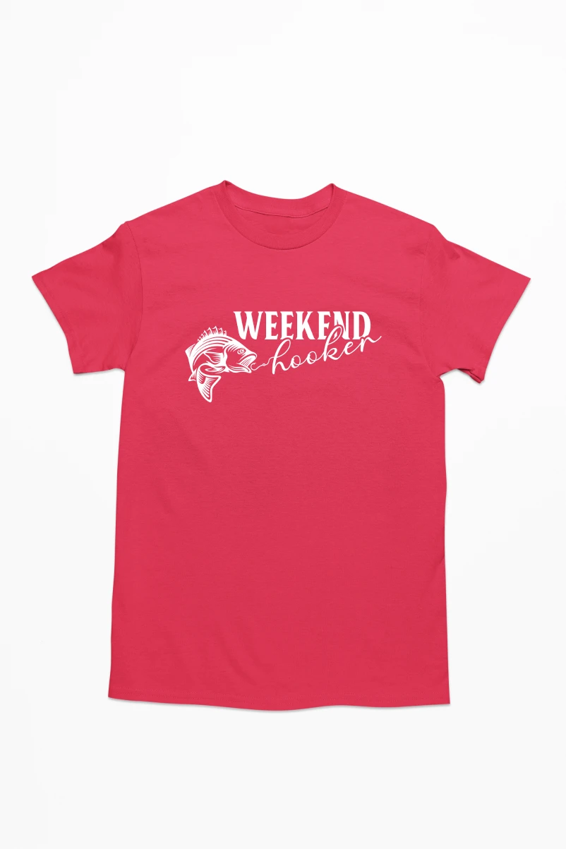 Weekend Hooker Men's Tshirt (Red, S)