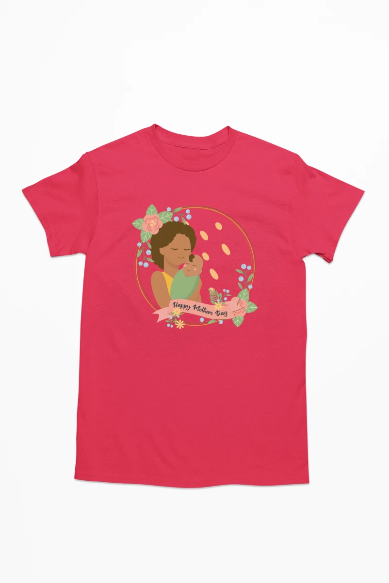 Happy Mother's Day v2 Men's Tshirt (Red, S)