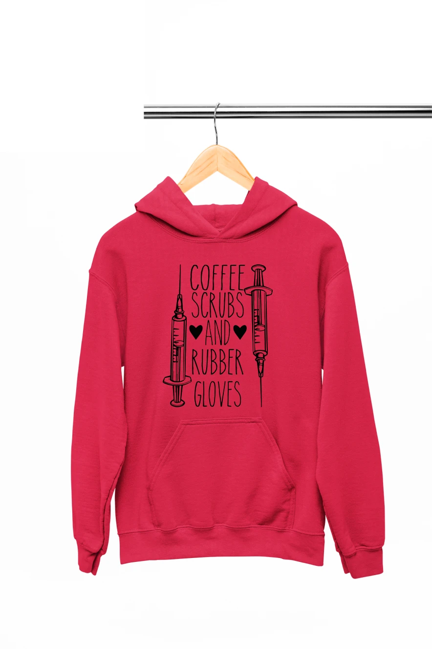 Coffee Scrubs and Rubber Gloves Hoodie