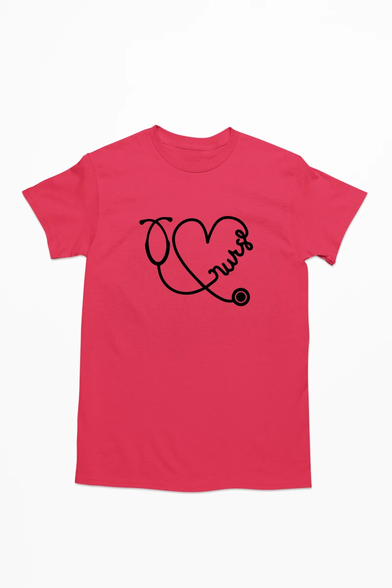 Nurse Art Men's Tshirt (Red, S)