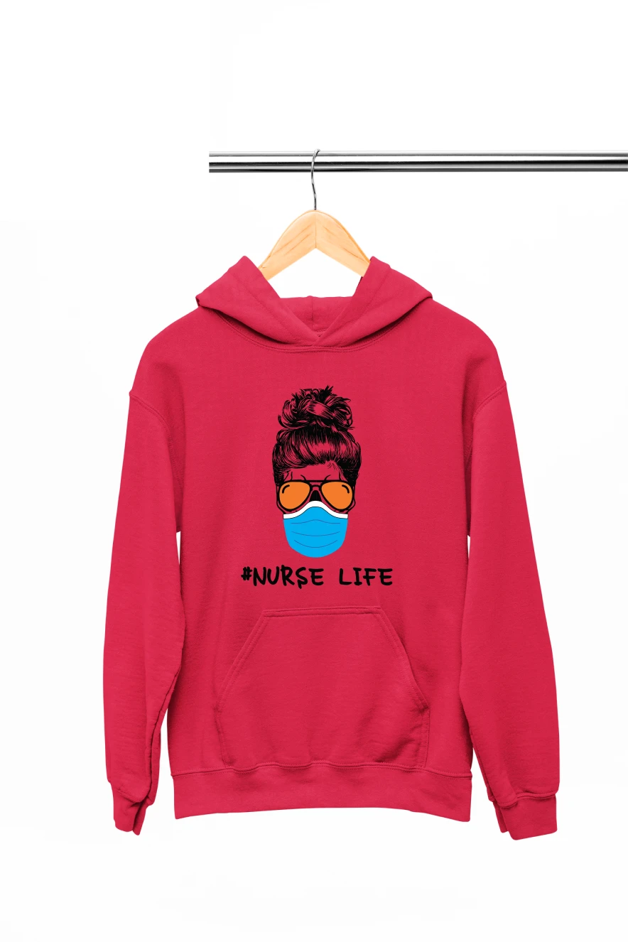 Nurse Life Hoodie (Red, S)