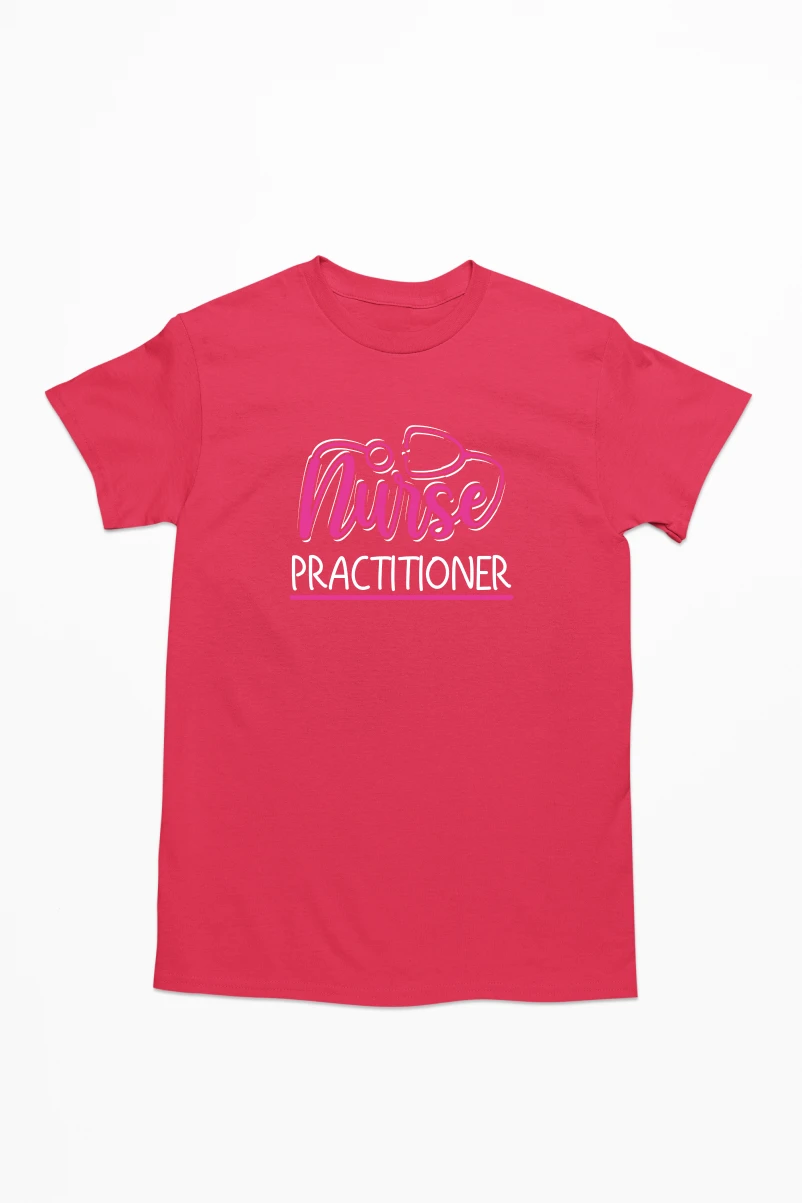 Nurse Practitioner Men's Tshirt (Red, S)
