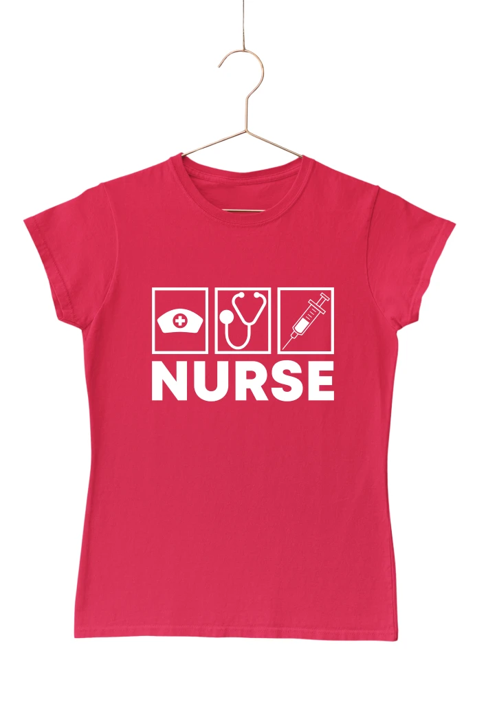 Nurse Women's Tshirt (Red, S)