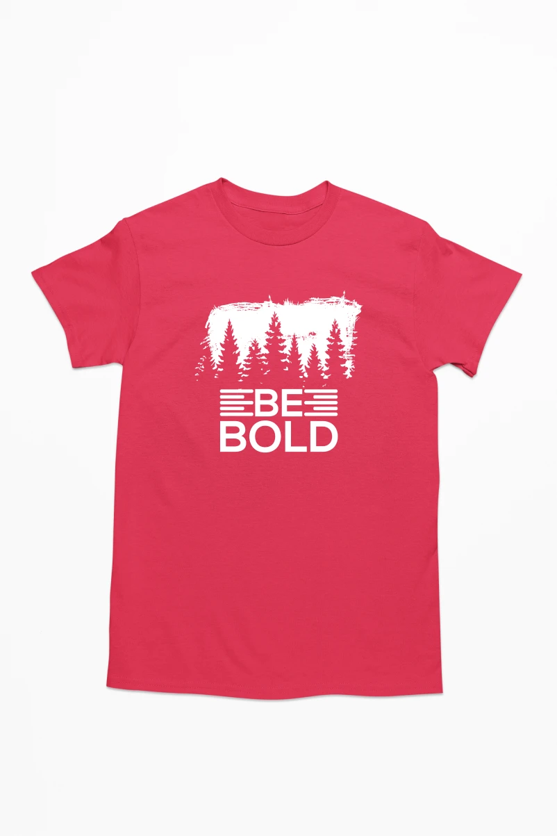 Be Bold Men's Tshirt (Red, S)