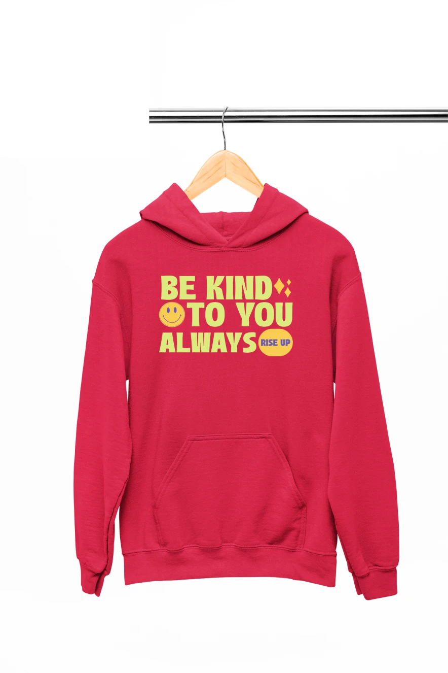 Be Kind To You Always Hoodie (Red, S)