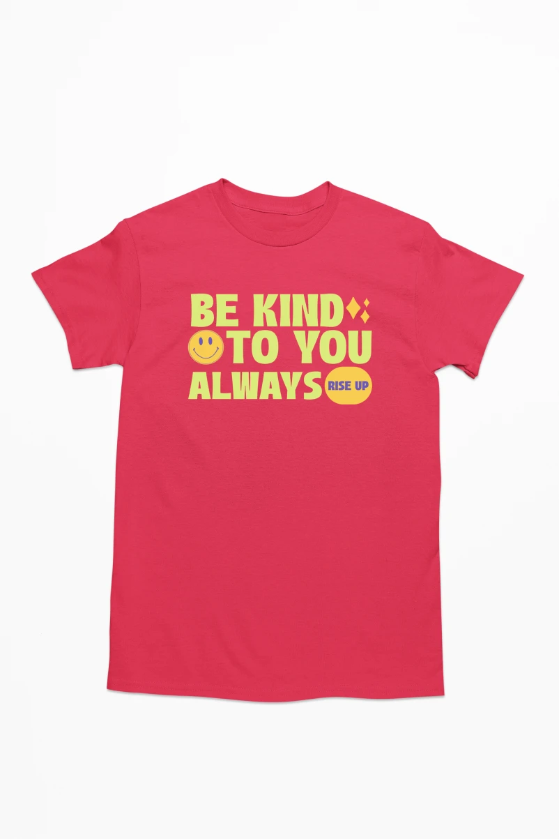 Be Kind To You Always Men's Tshirt (Red, S)