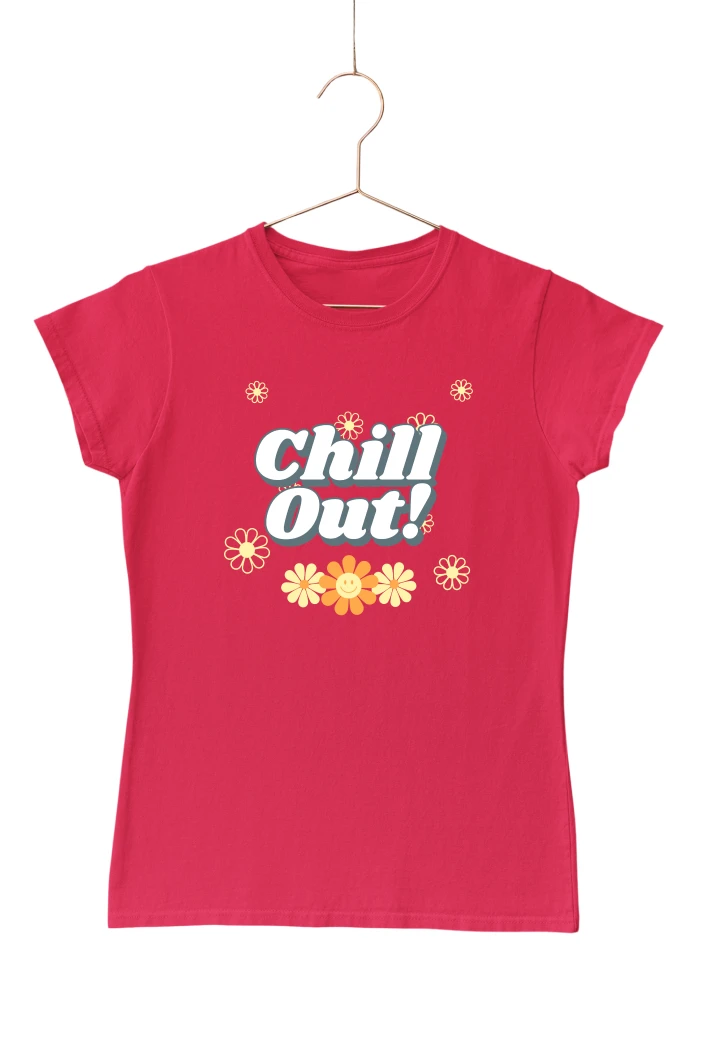 Chill Out Women's Tshirt (Red, S)