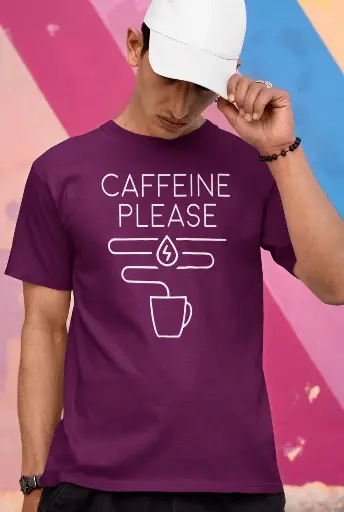 Caffeine Please Men's Tshirt
