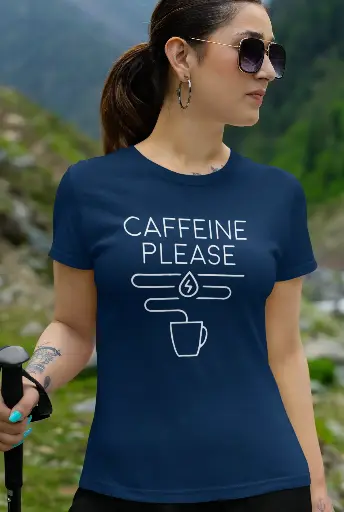 Caffeine Please Women's Tshirt