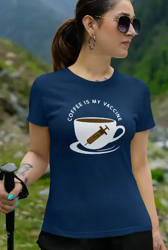 Coffee Is My Vaccine Women's Tshirt