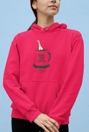 Drink Your Coffee Its Chaos Out There Hoodie