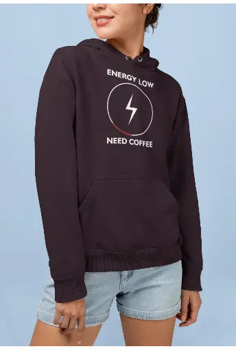 Energy Low Need Coffee Hoodie