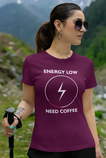Energy Low Need Coffee Women's Tshirt