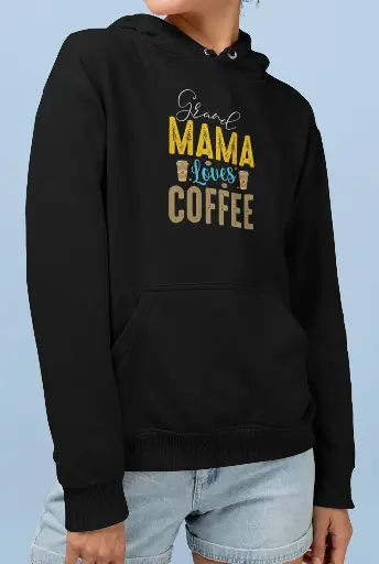 Grand Mama Loves Coffee Hoodie