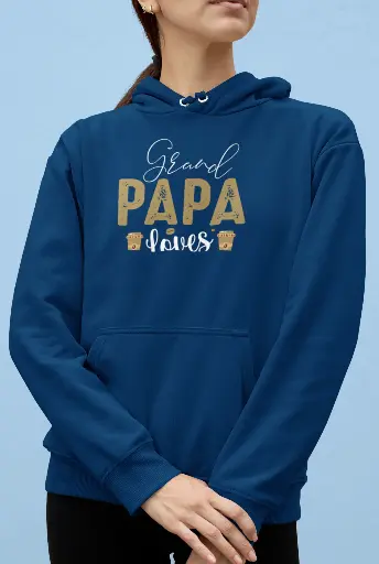 Grand Papa Loves Coffee Hoodie