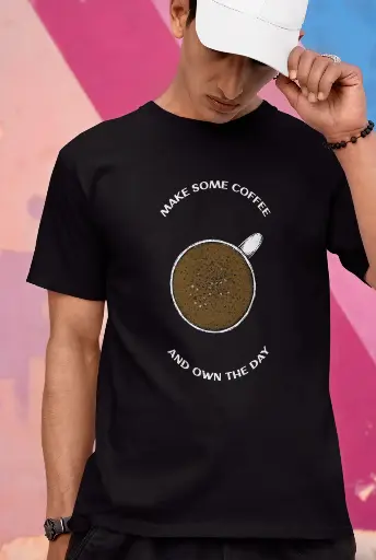 Make Some Coffee and Own the Day Men's Tshirt