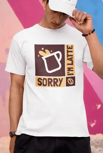 Sorry I'm Latte Men's Tshirt