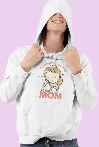My Biggest Reason for Living Calls Me Mom Hoodie
