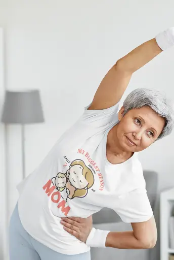 My Biggest Reason for Living Calls Me Mom Women's Tshirt