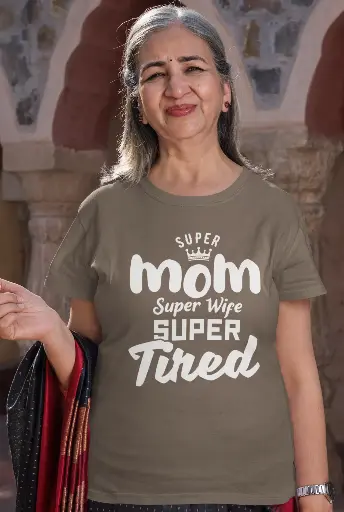 Super Mom Super Wife Super Tired Women's Tshirt