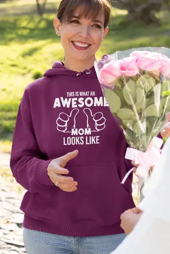 This is what an Awesome Mom Looks Like Hoodie