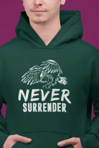 Never Surrender Hoodie